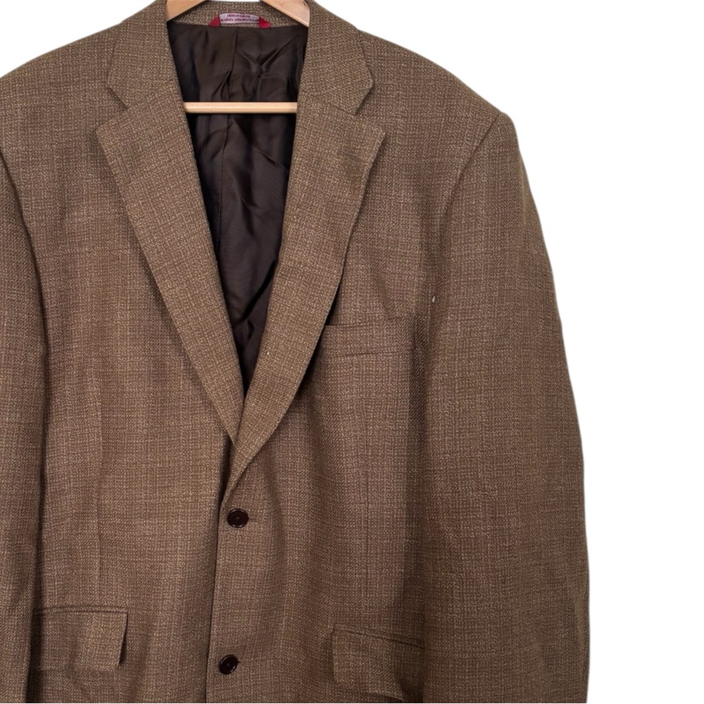 Report Collection Brown Wool Sports Jacket
